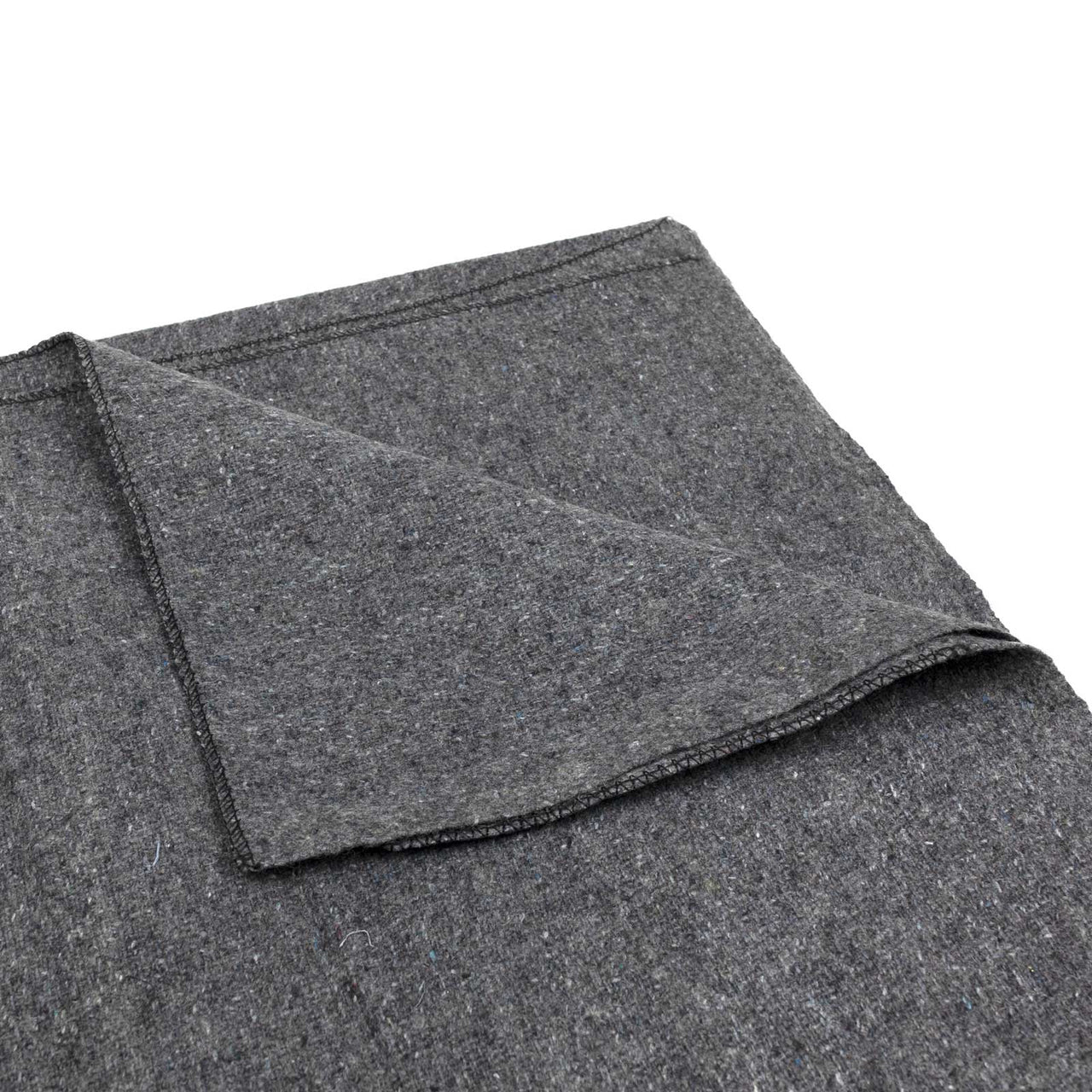Grey All Purpose Utility and Camping Wool Blanket