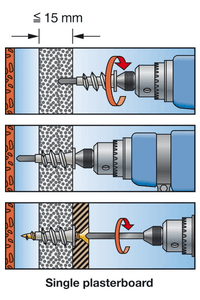 Thumbnail for Hafele 051.18.025 Zinc Self-Drilling E-Z Anchor 100 Pcs.