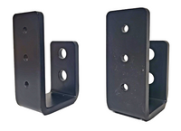 Thumbnail for bedCLAW Armor Grade Carbon Steel 2x4 Barricade Brackets for Door Stop Security