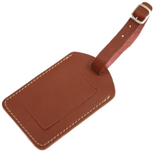 Corsa Miglia Leather I.D. Tag, Luggage Tag