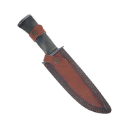 Thumbnail for Handmade Damascus Steel Bowie Style Hunting Camping Survival Knife with Sheath