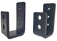 Thumbnail for bedCLAW Armor Grade Carbon Steel 2x4 Barricade Brackets for Door Stop Security