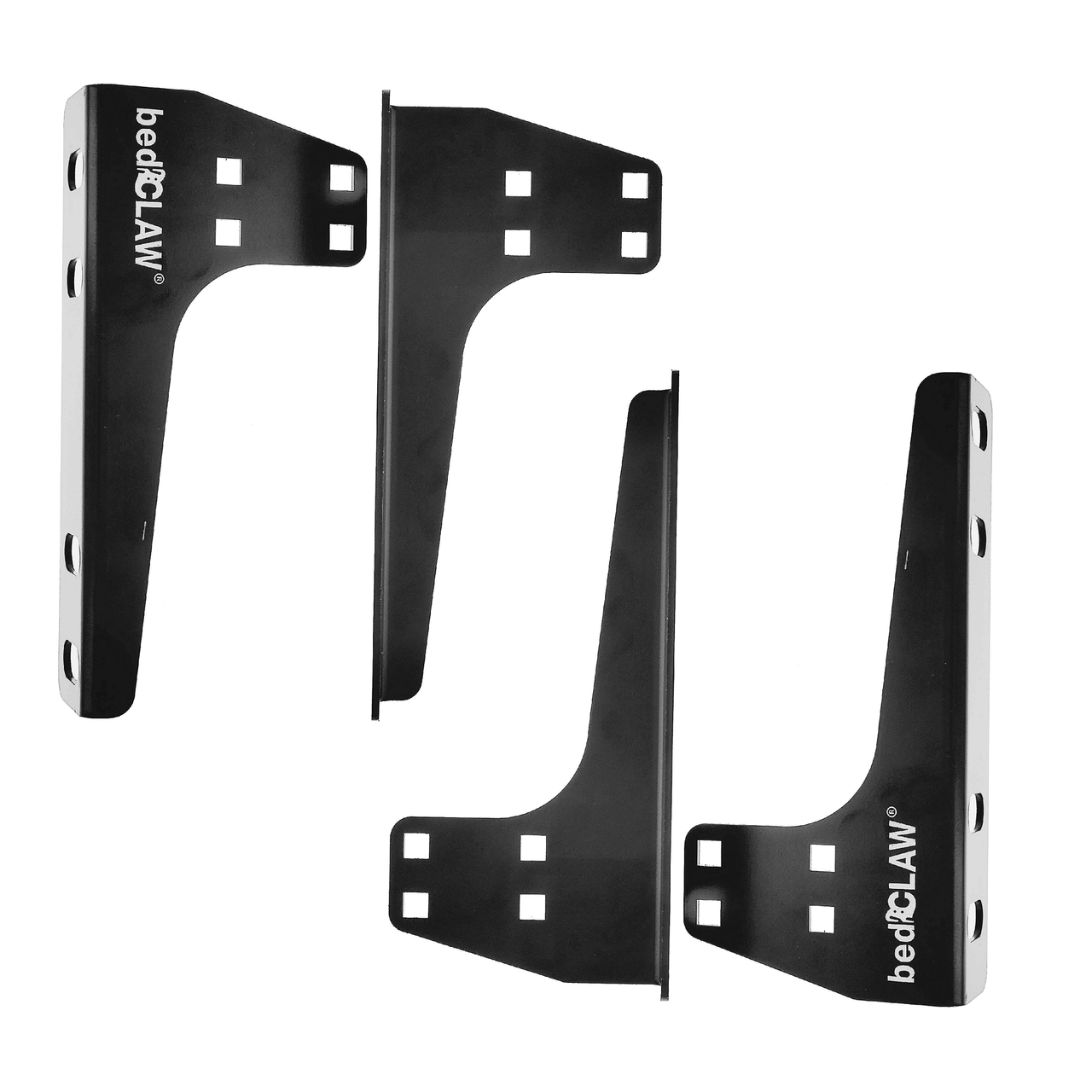 bedCLAW Set of 4 Attachment Brackets for Trundles, Top Springs, Bunks, Day Beds