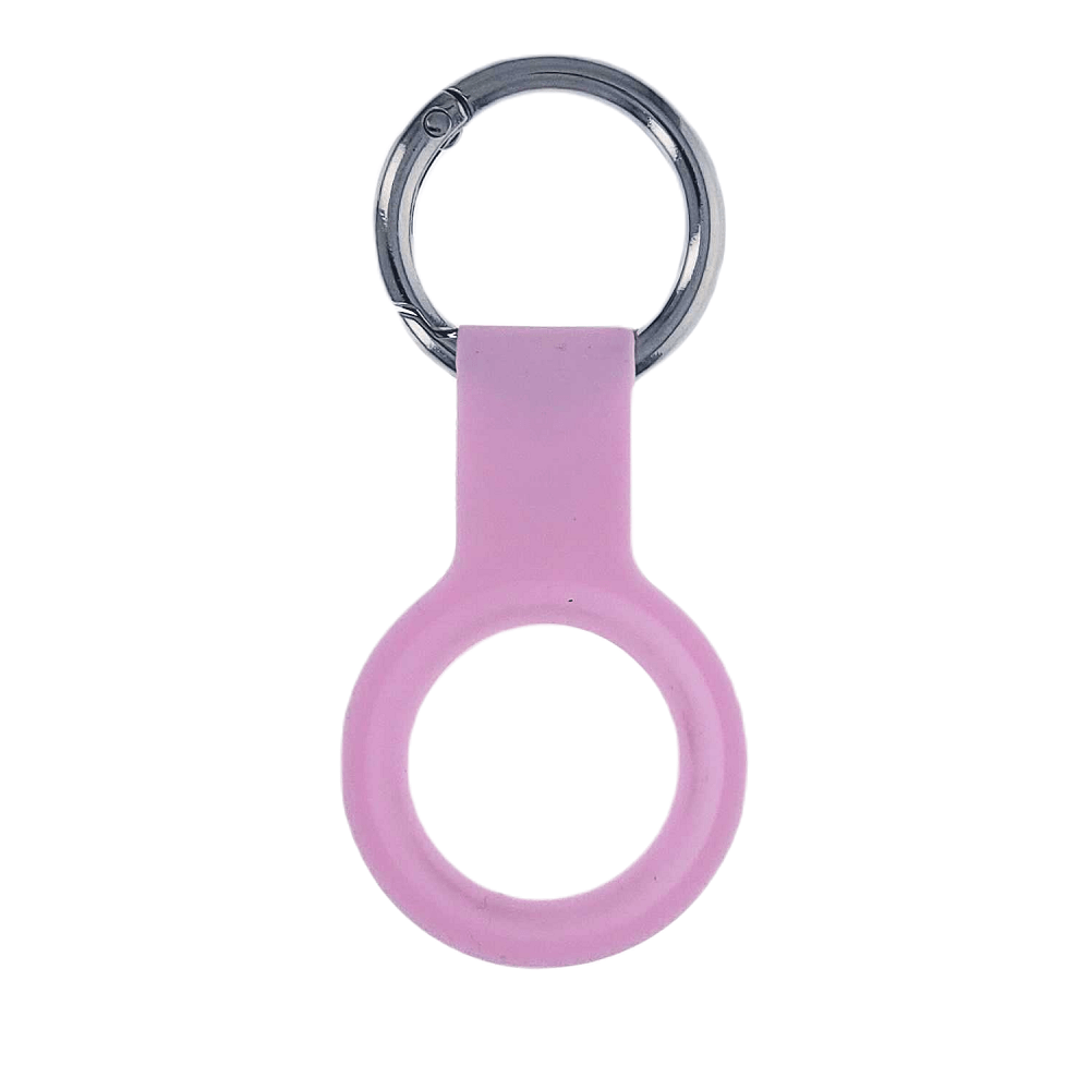 Blushcore AirTag Holder Keychain, Protective Silicone Case for Apple AirTag, Pet Tracker Cover, AirTag Accessories Holder, 4 Pack