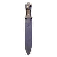 Thumbnail for Corsa Miglia Heirloom Collection Authentic French Big Hunting Dagger with Carbon Fiber Handle and Leather Sheath