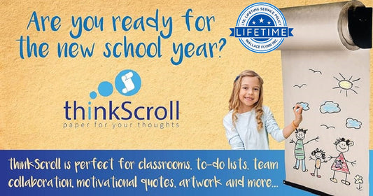 thinkScroll® 24" Wall-Mounted Kraft, Butcher Paper Roll Holder & Dispenser