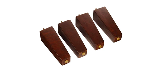 Leg Daddy 7" Dark Walnut Tapered Pyramid Sofa Leg