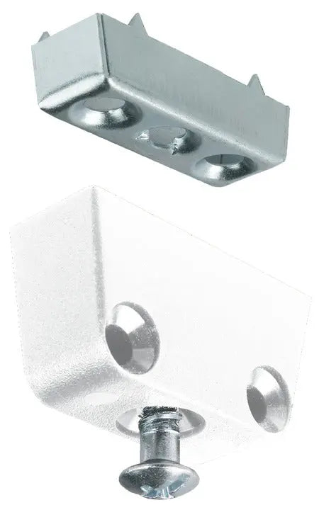 Hafele 262.61.100 White Plastic Cabinet Connector Hafele