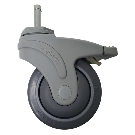 MedCaster QuikStart TPR 4" x 1-1/4" Next Generation Nylon Wheel