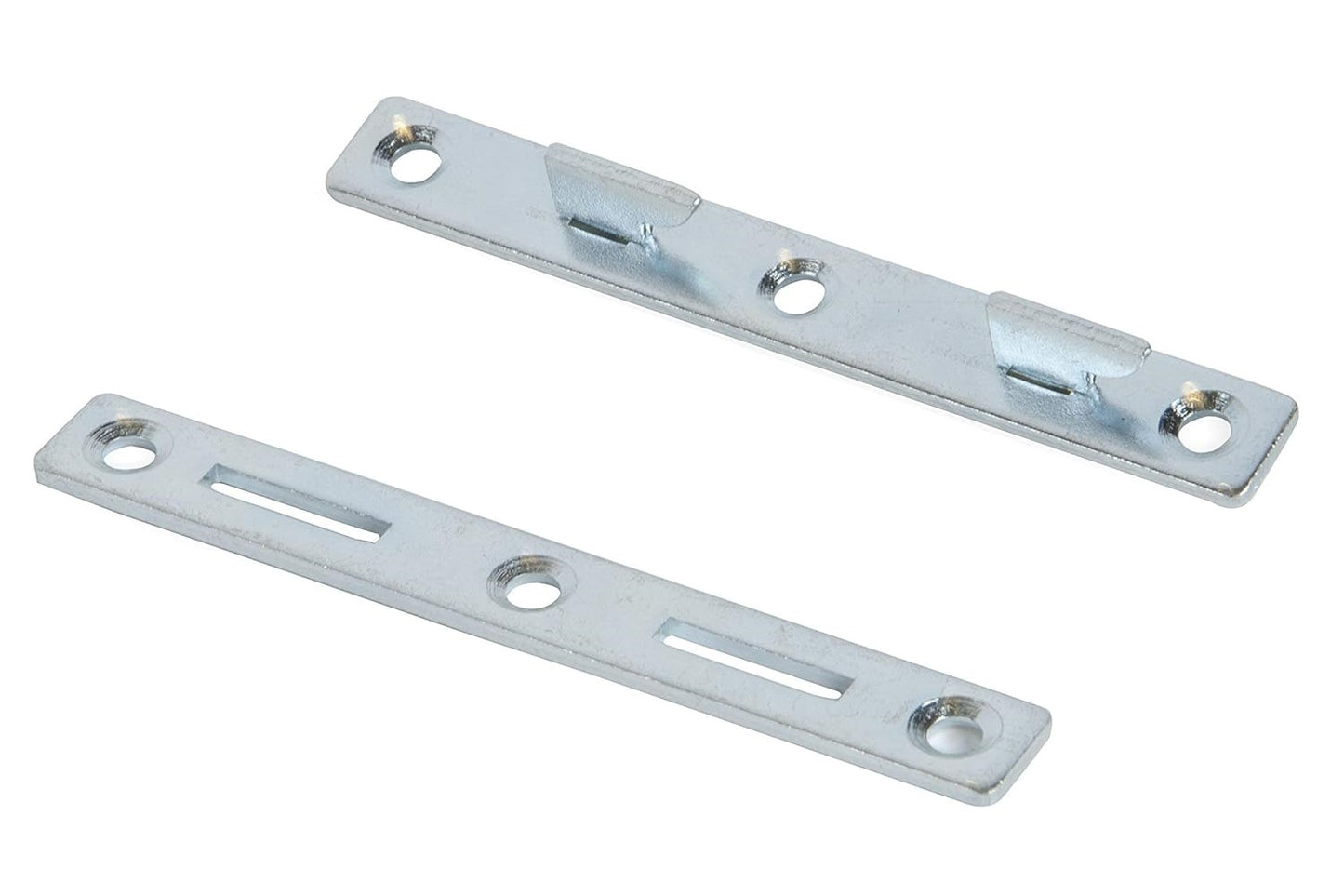 bedCLAW Extended Wood Bed Frame Rail Connecting Fittings with Square Corners, 127 mm Long, Set of 4