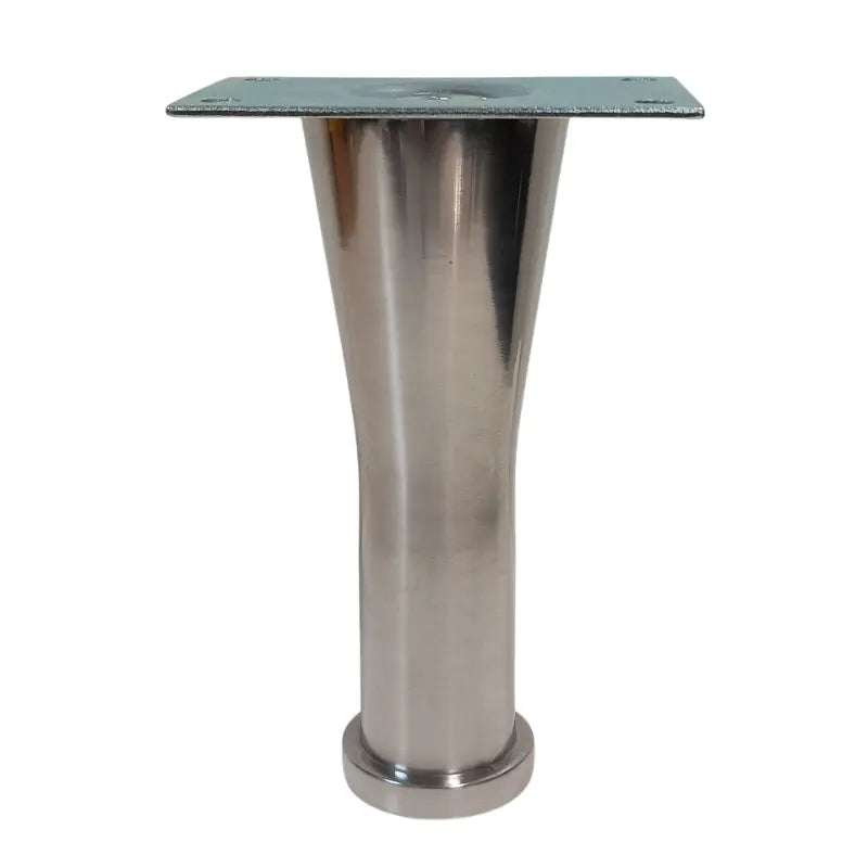 Hafele 634.52.203 Polished Aluminum 4-7/8" Foot, Mounting Plate, Set of 4 Häfele America Co.