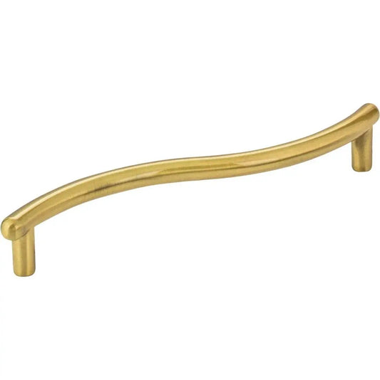 Elements Capri Brushed Brass 128mm Center-to-Center Drawer Cabinet Bar Pull Elements