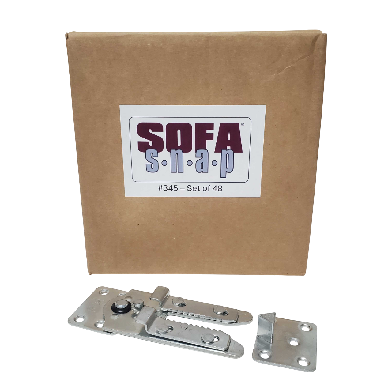CASE PACK Sofa Snap Sectional Couch Connector (Flat HD Fixed Mount #345)