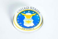 Thumbnail for Crystal Paperweight - Air Force Edition, Military Holiday Gift