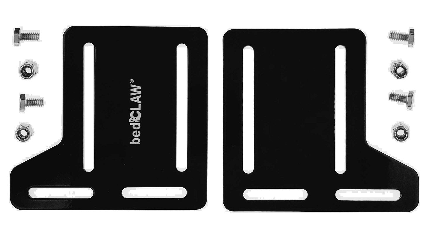 bedCLAW Queen Bed Modification Plate, Headboard Attachment Bracket, Set of 2