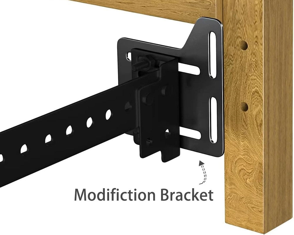 bedCLAW Queen Bed Modification Plate, Headboard Attachment Bracket, Set of 2
