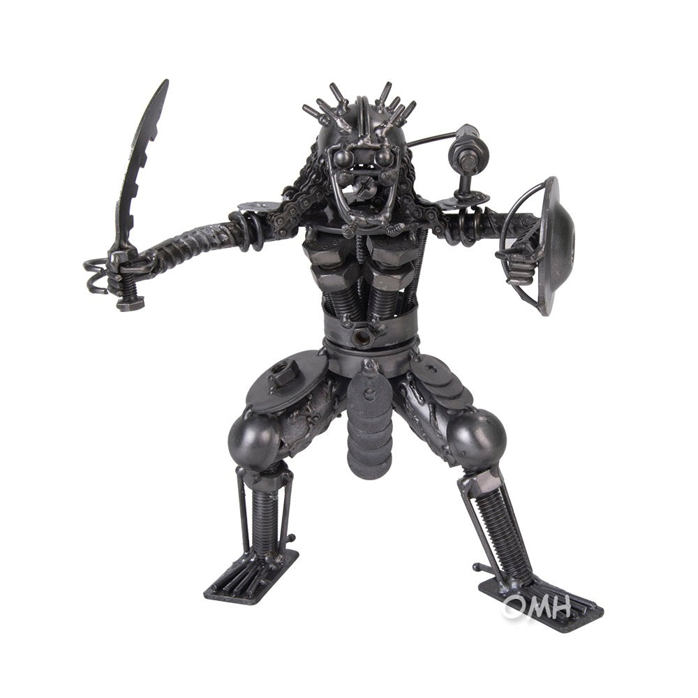 Metal Predator with Shield & Sword