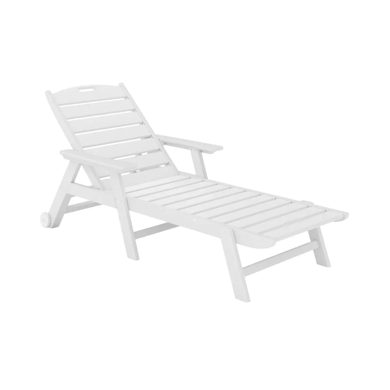 St Simons Outdoor Flat Chaise Lounge SoPoly