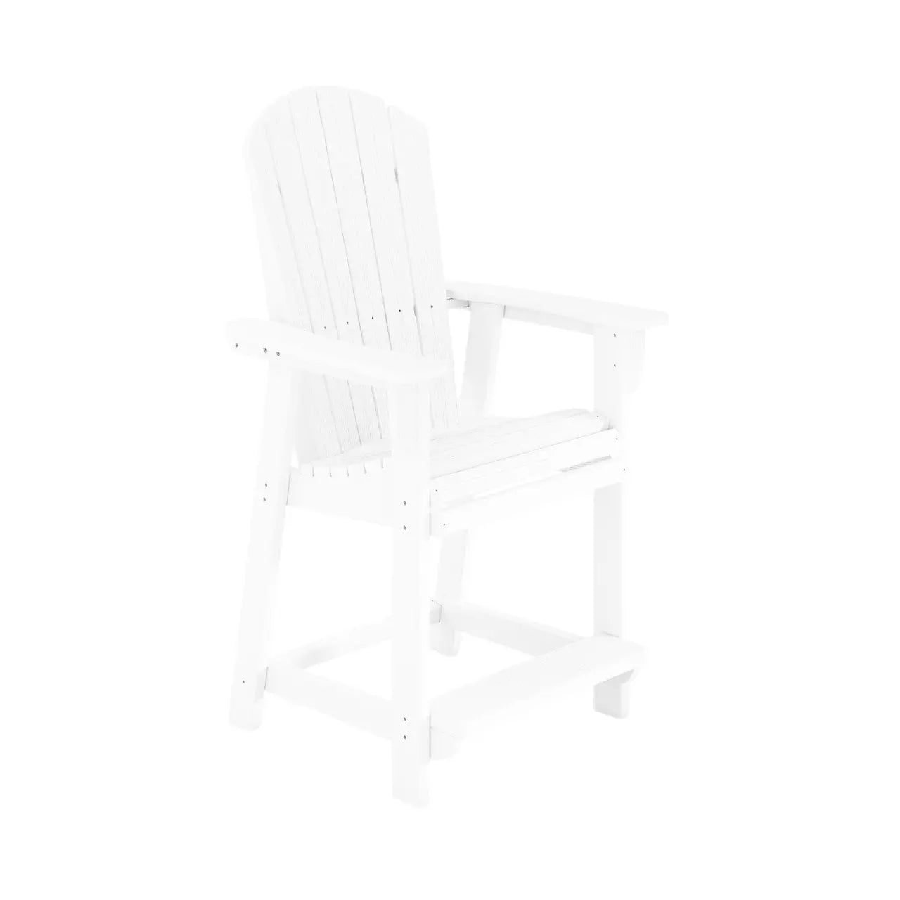 St Simons Outdoor Premium Fan Back Counter Chair SoPoly