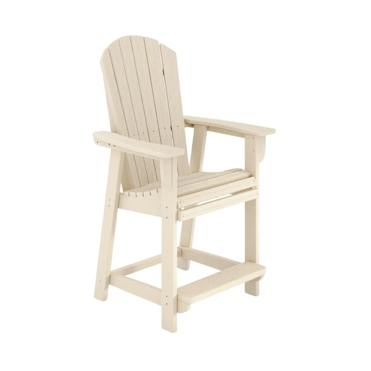 St Simons Outdoor Premium Fan Back Counter Chair SoPoly