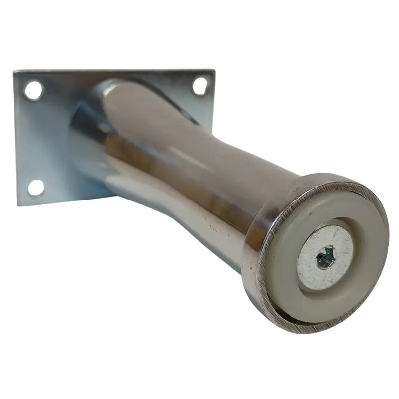 Hafele 634.52.203 Polished Aluminum 4-7/8" Foot, Mounting Plate, Set of 4 Häfele America Co.