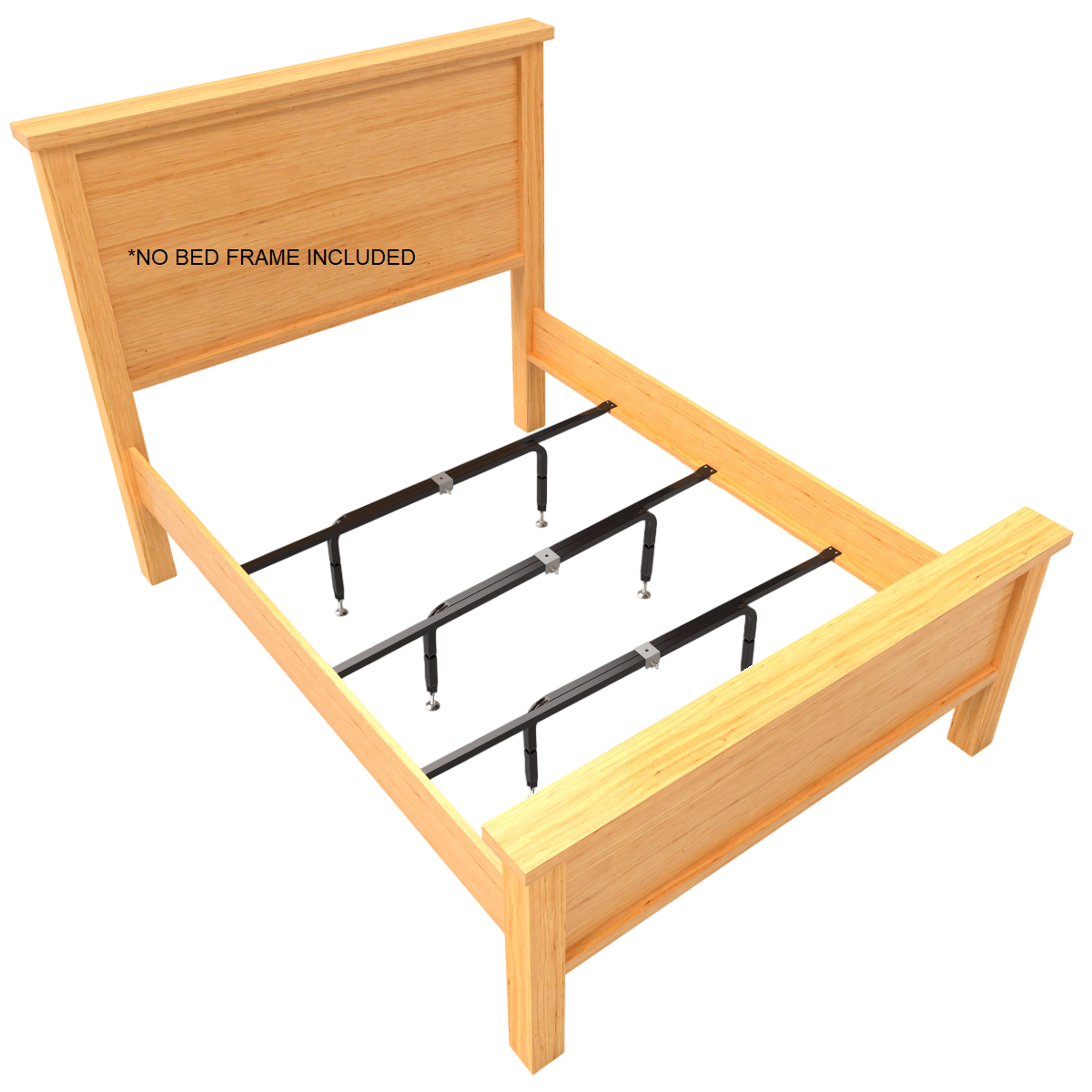 bedCLAW No-Sag HD Mattress Slat Center Support Universal from Full to Cali-King