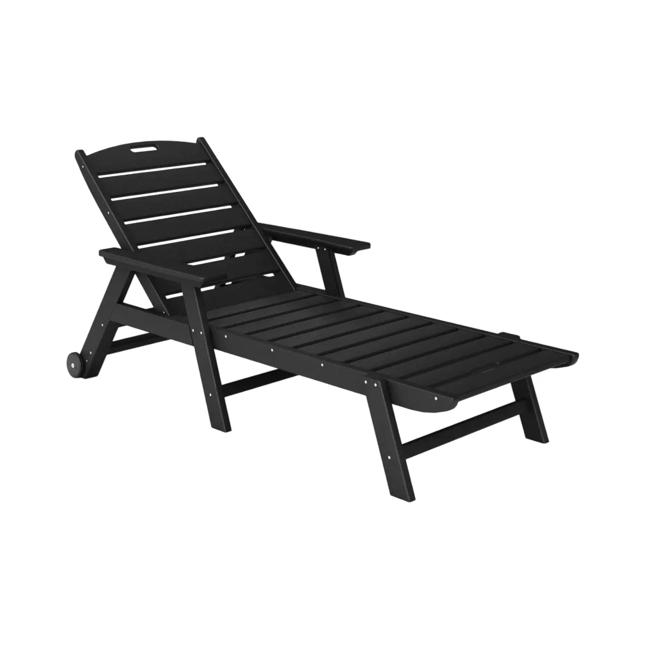 St Simons Outdoor Flat Chaise Lounge SoPoly