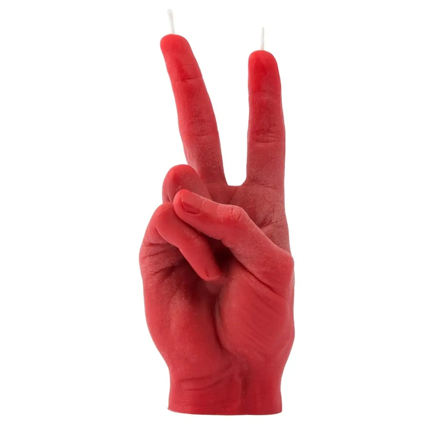 Peace (or Victory) Hand Gesture Candle Hands - Handmade with Gift Box Wallace Flynn Collective