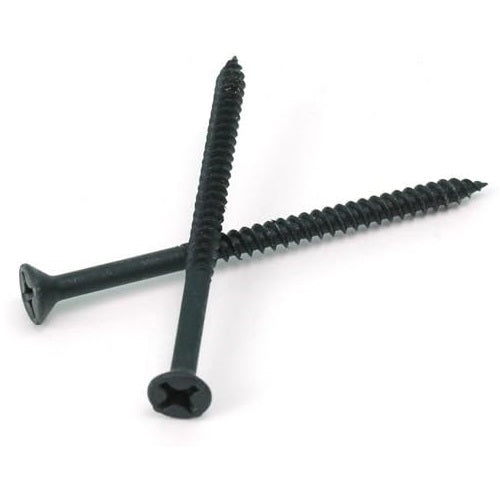 Leg Daddy 2-1/4" Brown Triangular HDPE Plastic Sofa Leg with 3" Screws, Set of 2