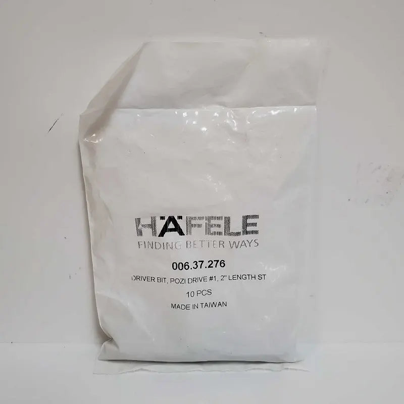 Hafele 006.37.276 Standard Pozi Drive #1 PZ1 Driver Bit 2" Long 10 PCS Hafele