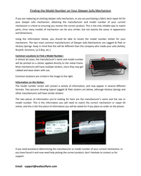 Thumbnail for Classic Square 3500 Series HD Replacement Sleeper Sofa Mechanism Repair Kit