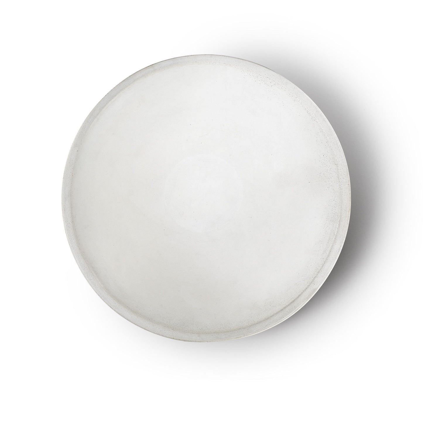 Concrete Infinity Bowl with Birch Presentation Crate: White