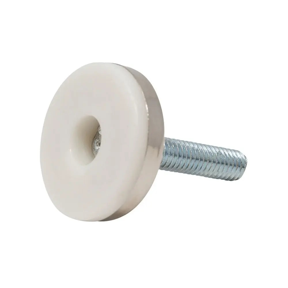 3/8-16 x 1-1/2" Long | 1-11/16" Dia. Nickel Plated Furniture Leveler Outwater Industries
