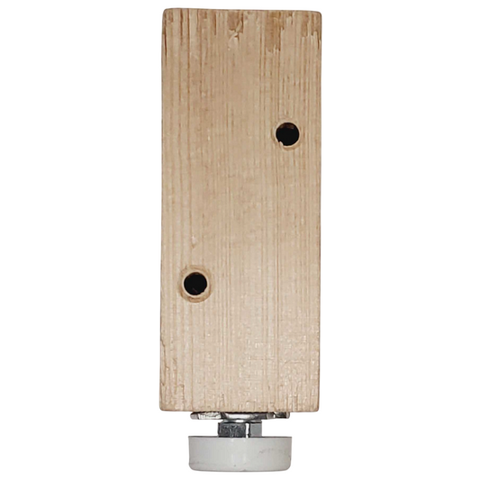 Hafele 637.12.283 Plinth Adjusting Fitting, M8 Thread, 100mm Wood Mounting Block
