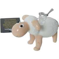 Thumbnail for Dynasty Gallery Glassdelight White Sheep Christmas Ornament Decoration
