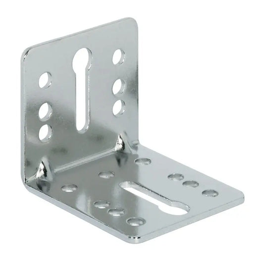 Hafele 558.12.943 General Purpose Mounting Plate with Key Hole Slot, Set of 4 Hafele