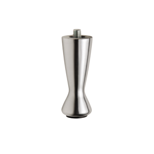 Leg Daddy 90mm (3-9/16") Polished Aluminum Euro Sofa Leg, M10 Hanger Bolts