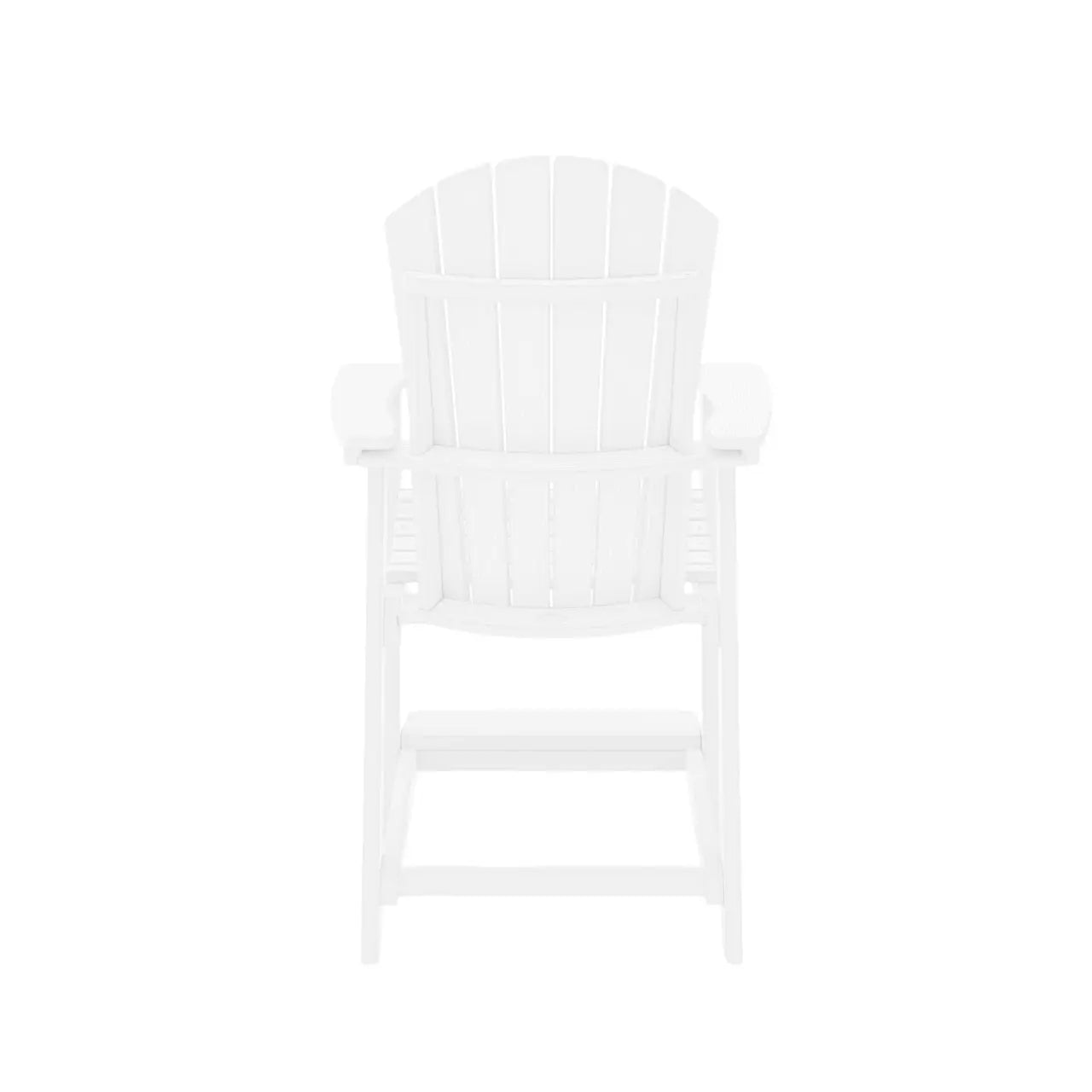 St Simons Outdoor Premium Fan Back Counter Chair SoPoly