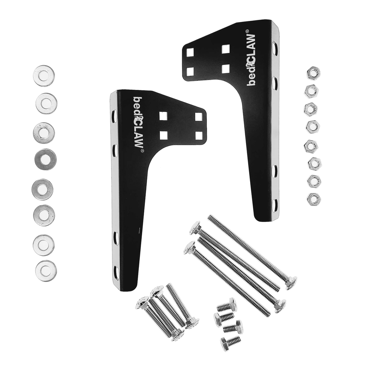 bedCLAW Set of 2 Attachment Brackets for Trundles, Top Springs, Bunks, Day Beds, Daybed