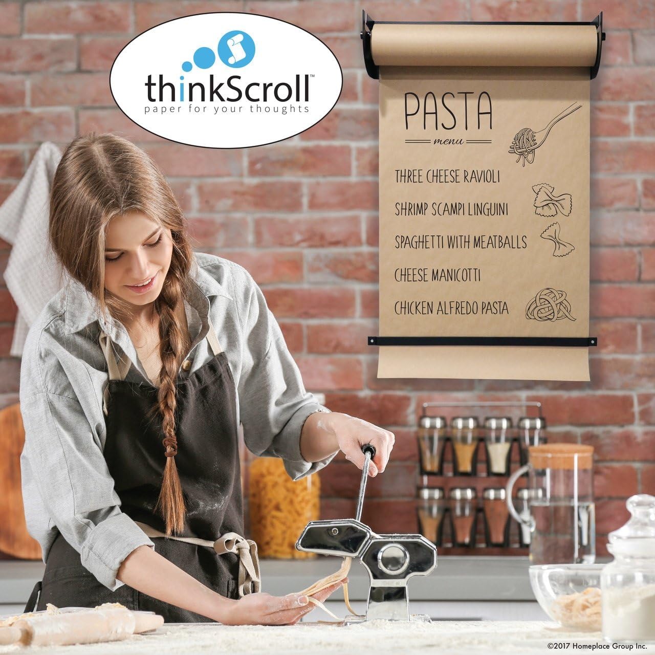 Case of 6 thinkScroll® 24" Wall-Mounted Paper Roll Holders & Dispensers