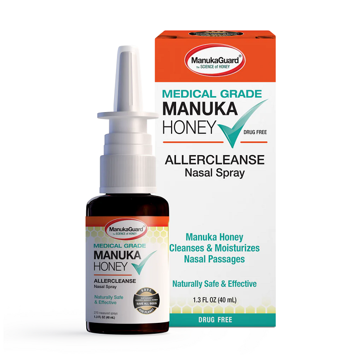 ManukaGuard Medical Grade Manuka Honey Allercleanse Nasal Spray 40mL