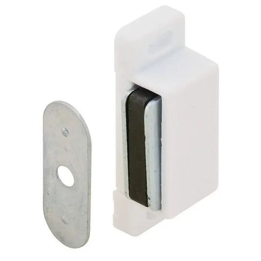 Hafele 246.28.700 White Plastic Magnetic Catch, 2.5 kg Pull Hafele