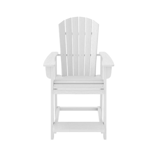St Simons Outdoor Premium Fan Back Counter Chair SoPoly