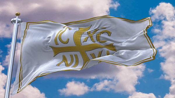 Flags Unfurled "ICXC NIKA" Cross 3ft x 5ft Double Sided Indoor/Outdoor Flag