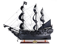 Thumbnail for Black Pearl Pirate Ship Large Model with Table Top Display Case