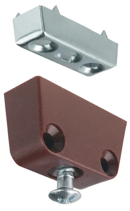 Hafele 262.61.100 Brown Plastic Cabinet Connector Hafele