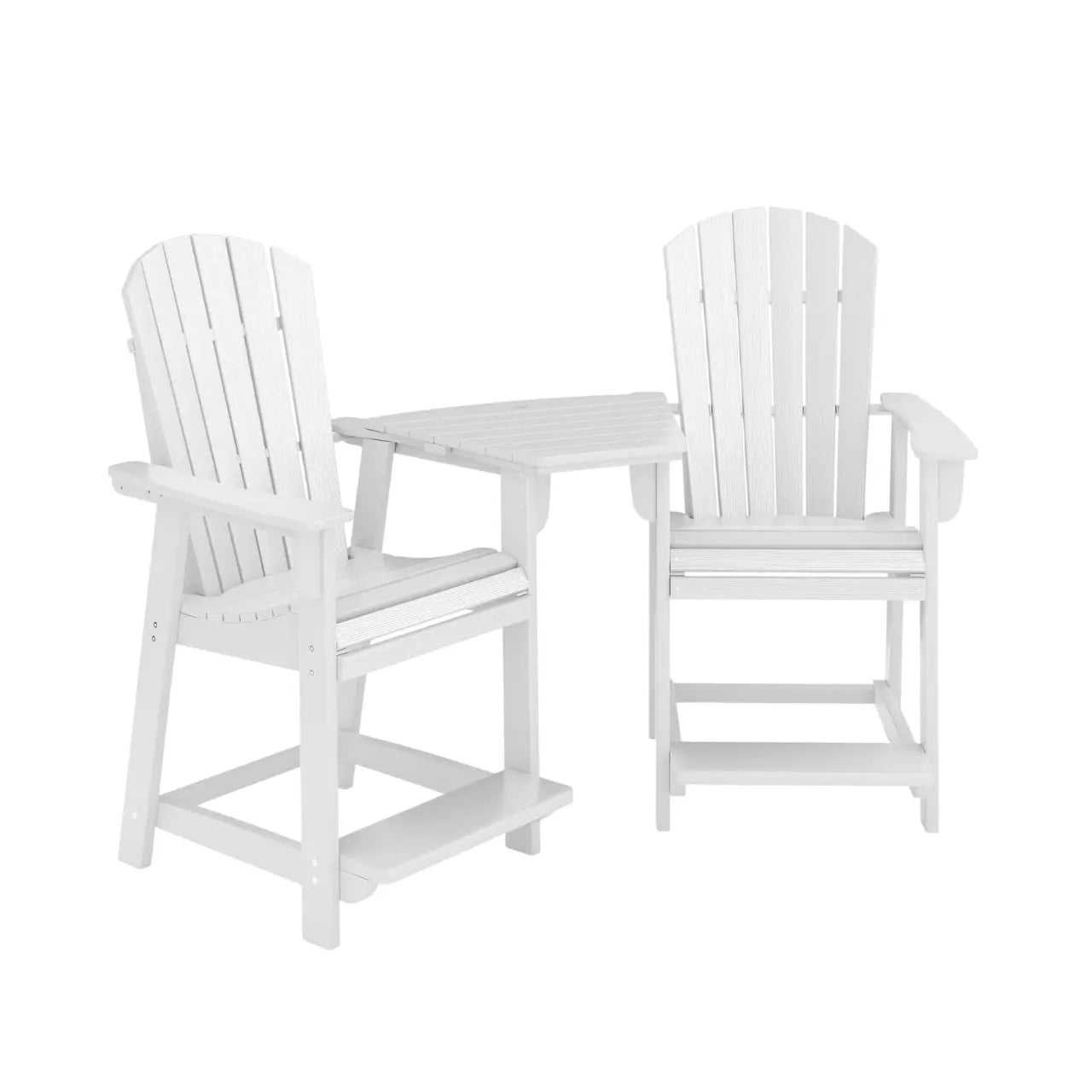 St Simons Outdoor Premium Fan Back Counter Chair SoPoly