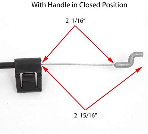 Recliner Parts: Black Pull Release Control Assemby