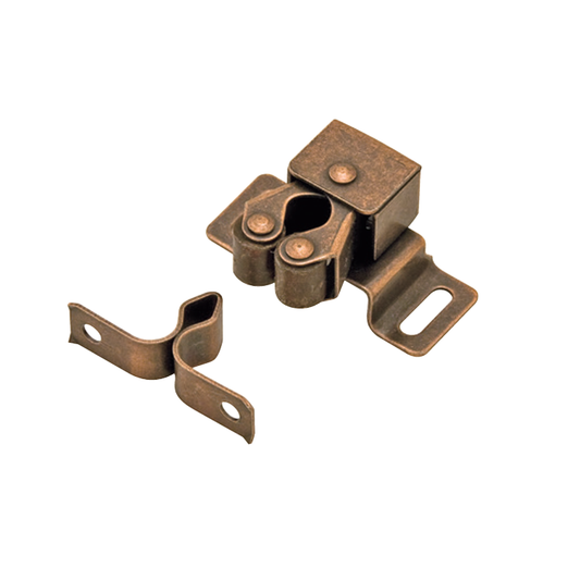 Hafele 244.01.125 Twin Roller Catch and Latch, Steel, Bronzed (1 Pc)