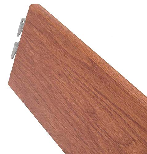 bedCLAW Heavy-Duty Hook-On 82" x 6" Replacement Queen/King Wood Bed Frame Side Rails